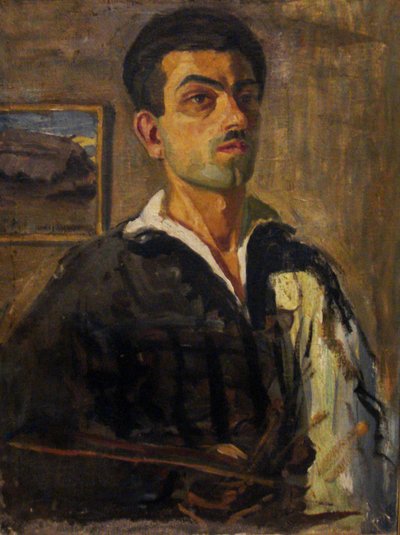 Self-portrait of Mikheil Bilanishvili by Mikheil Bilanishvili